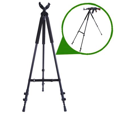 China PORTABLE Hunting Tripod for Shooting Hunting Aluminum Stick Monopod Bipod Stand for sale