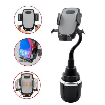 China Adjustable Car Mount Phone Holder For Car Cup Phone Holder Weathertech Adjustable Gooseneck for sale