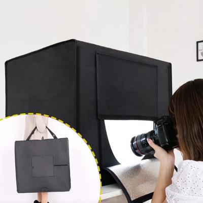 China Foldable Photography 60cm Photo Studio Box Photo Tent Studio Light Box with 162 Dimming LEDs for sale