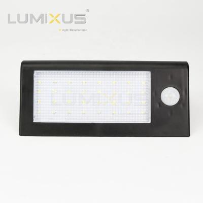 China LANDSCAPE S43 Plastic LED 128LM Motion-activated / Solar Motion Sensor Street Light for sale