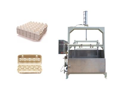 China Reciprocating Paper Pulp 30 Packs Egg Tray Machine With Stacker for sale