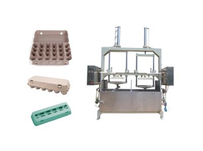 China ​Semi - Auto Pulp Molding Fiber Egg Carton Production Line With Hot Press Machine for sale