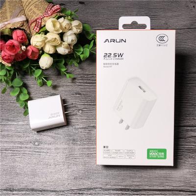 China ARUN FS mobile phone new products for lightning fast usb charger 18w charger phone charger for sale