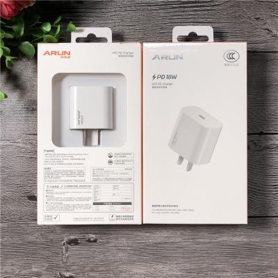 China ARUN FS5 mobile phone new products for lightning fast usb charger 18w charger phone charger for sale