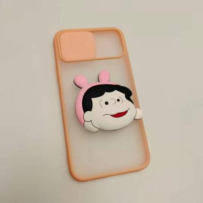 China Cartoon fashionable cute bracket suitable for telescopic ring buckle airbag mobile phone bracket for sale