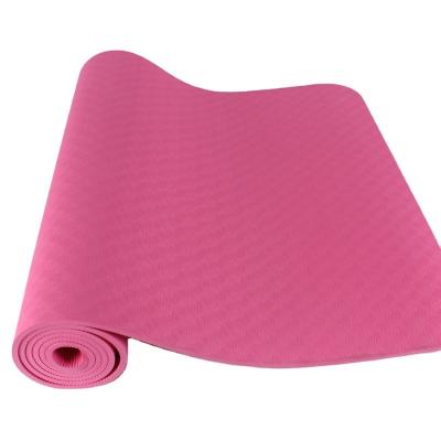 China Durable Anti Slip Yoga Tape Mat Foldable Non Slip Fitness Supply for sale