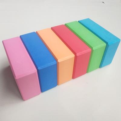 China Yoga Exercises RUIBOO Newest Hot Item High Density EVA Foam Yoga Block, Bamboo Yoga Block, Yoga Brick for sale