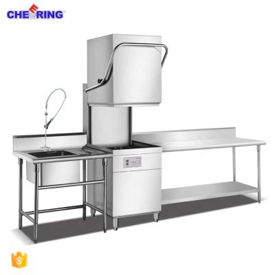 China Traditional Commercial Hood Dishwasher for sale