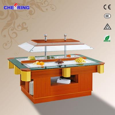 China Stainless Steel Food Buffet Servers Salad Counter Buffet / Restaurant Equipments for sale