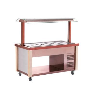 China High temperature used refrigerated salad bar portable commercial bars for sale for sale