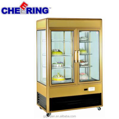 China Durable Used Glass Countertop Refrigerated Display Case For Cakes And Pies for sale