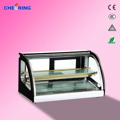 China Single-Temperature Commercial Countertop Hot Display Showcase / Small Waming Showcase for sale