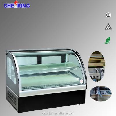 China Factory Price of COMPRESSOR Mini Cake or Sushi Display Cabinet Desktop Refrigerator for sale