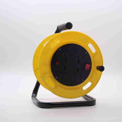 China Factory Direct 4 Way UK Type Plastic Cable Reel Home Appliance With German Type Switch Customized Multifunction Drum Reel Type for sale