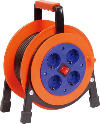 China Consumer Electronics German Plug With Child Lock Max Load 50mtr Extension Cable Reel Drum for sale