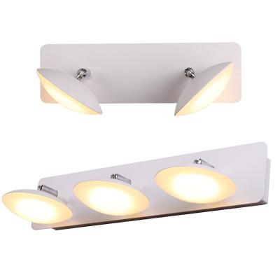 China Decorative Mirror Light 1/2/3 Heads Direction Adjustable Led Dressing Room Wall Lights for Living Room and Bedroom for sale