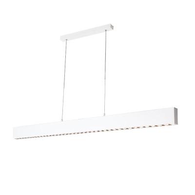 China High Light Modern APP Control Efficiency Smart Workbench Suspended Linear Linkable Ceiling Light 30w 40w 50w Dimmable LED Batten Lamp Fixture for sale