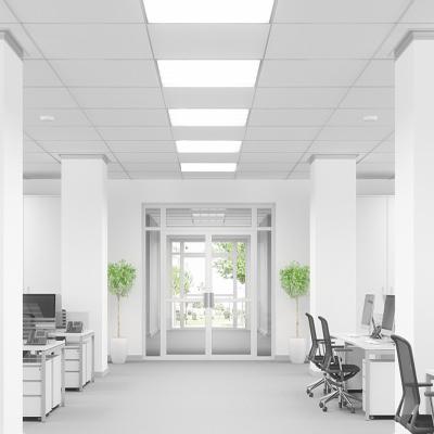 China modern modern office 595*595 recessed led ceiling panel light, 600X600 led backlit panel light for drop shipping for sale