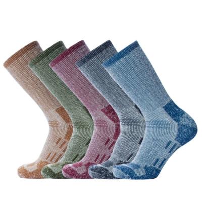 中国 Breathable Sock Boots Merino Wool Thermal Warm Comfy Winter Hiking Outdoor Trail Crew Socks For Women Men 販売のため