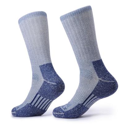 中国 Breathable Custom Made High Quality Merino Wool And Acrylic Thermal Winter Warm Sporty Hiking Hunting Men's Boot Socks 販売のため