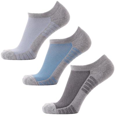 China Factory Wholesale Women's Breathable Sports Sock Relieve Cushion Moisture Wicking Breathable Ankle Socks In 3 Pairs Per Pack for sale