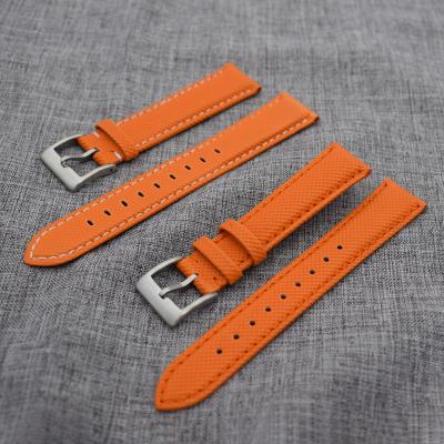 China Dive BRC Quick Release - Orange Color Sailcloth Watch Band Strap For Dive Watch Water-Resistant Watch Strap for sale