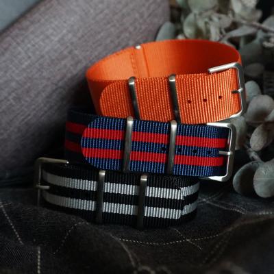 China Fashionable High Quality Watch Strap Nylon Casual Wear Strap NATO Watch Band And 304 Buckle 18mm 20mm 22mm 24mm Stainless Steel for sale