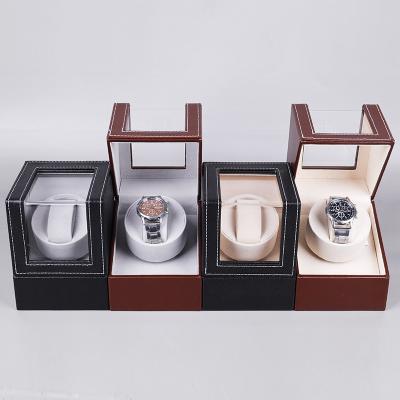 China Luxury Mechanical Organizer Watch Box Holder Luxury Brand Wrist Watch Storage Show Automatic Watch Winder Rotating Gift Box for sale