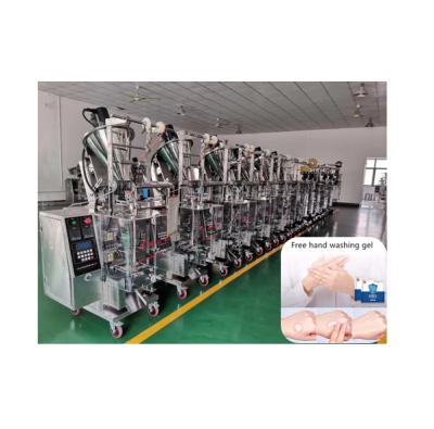 China Small Food Pouch Hand Sanitizer Gel Filling And Packing Machine for sale