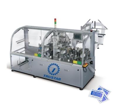 China Full Automatic Machinery Repair Shops Alcohol Swab Making Machine Alcohol Preparation Pads Packing Machinery for sale