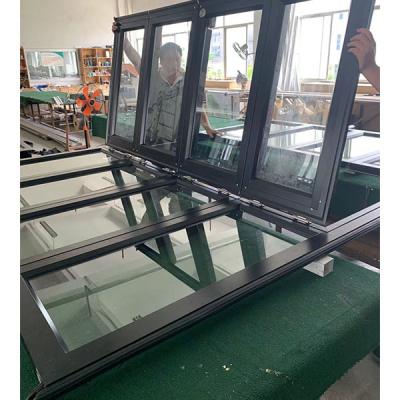 China Modern full view garage windproof door for sale