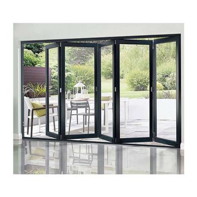 China Full View Sound Insulation Slide Folding Door Exterior for sale