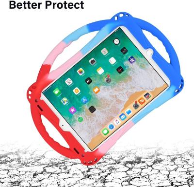 China iPad 9.7 Multi-Color iPad 5th / 6th Kids Safe For Kids (2017/2018) Silicone Case Compatible With iPad 2 Air-Air Protective Pro 9.7 Comes With A Lanyard for sale