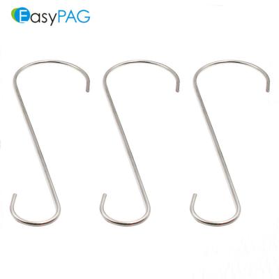 China Factory price wholesale metal stainless steel hanger hanging s-shaped hook for sale