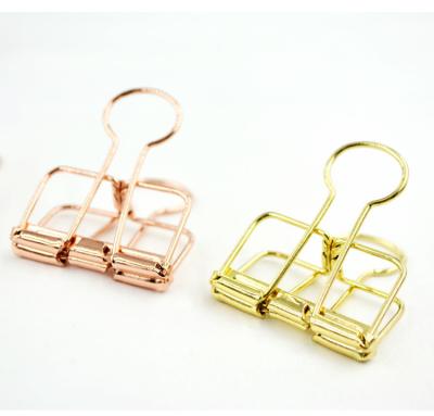 China Hot Selling Metal Stationery Supplies Small Paper Clip Spring Clips For Paper for sale