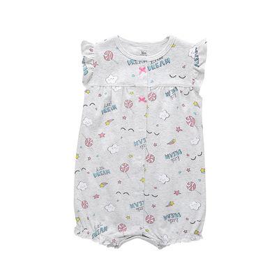 China Low Moq 100% cotton fashion baby clothes romper baby onesies 100% cotton baby clothes romper with low price for sale