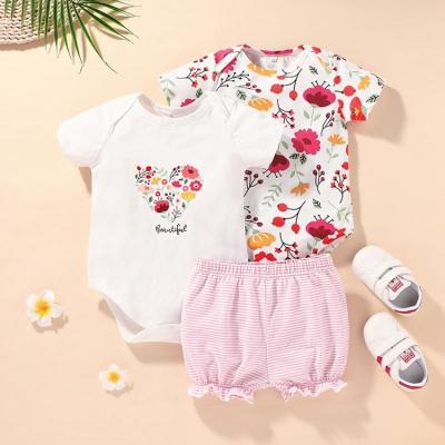 China 100% cotton baby clothes newborn babies wears romper baby clothes for wholesale for sale