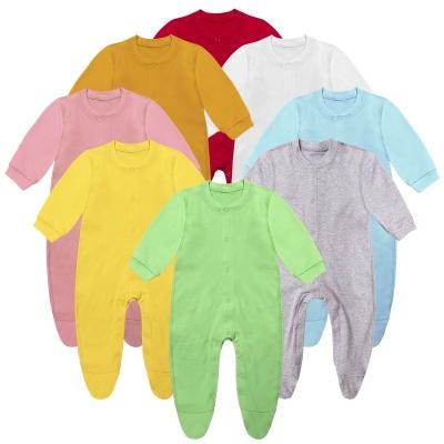 China 100% organic cotton top selling white kids pajamas baby romper set newborn whites clothing baby romper baby with low price for sale