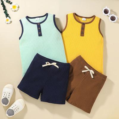 China 2020 Wholesale Fashion Organic Baby Boy Clothing Sets Baby Boy Gots Cotton Clothing Sets Breathable With High Quality for sale