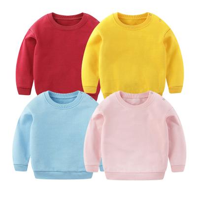 China QUICK DRY Custom Sweatshirts Boys Girl Kids Sudaderas Children Crewneck Logo Sports Sweater Pattern Organic Cotton Youth Basic With Plain for sale