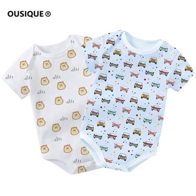 China 100% organic cotton custom logo baby clothes babyrompers baby onesie with high quality for sale