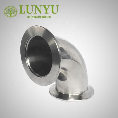 China Connection End: KF Flange Vacuum Fittings Stainless Steel KF Elbow For Semiconductor for sale