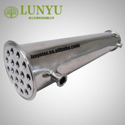 China Can be customized stainless steel sanitary dephlegmator condenser for extractor parts for sale