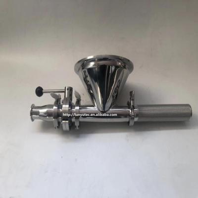 China General stainless steel powder sanitary discharge valve for pharmacy for sale