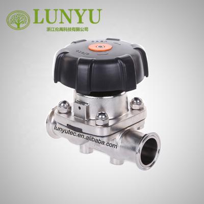 China General Stainless Steel Sanitary Aseptic Diaphragm Valve For Pharmacy for sale