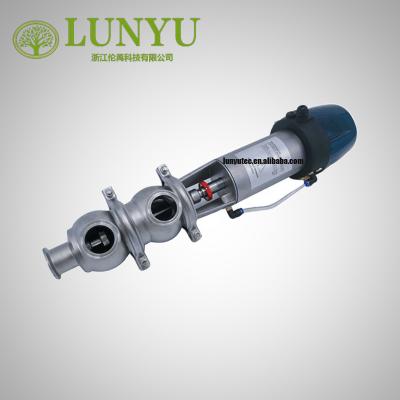 China General Pneumatic Stainless Steel Reversing Valve With Top Control Unit for sale