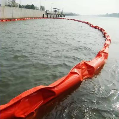 China Silt Curtain Pvc Floating Silt Curtain Containment Boom Eco Friendly Oil Spilling Boom for sale