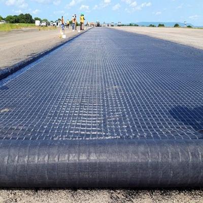 China Fiberglass Geogrid CE Fiberglass Geogrid Driveway Asphalt for sale