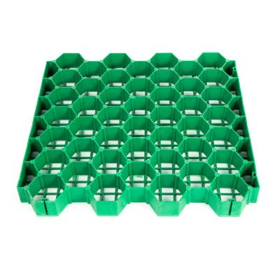 China HDPE Plastic Grass Lawn Stabilizer Grid For Parking Lot Outdoor Roof Garden Permeable Pavers Interlocking for sale