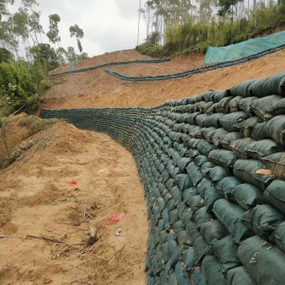 China Nonwoven Geobag Polyester / PP Geobag For Slope Protection And Grass Dam To Protect Ecological Environment for sale